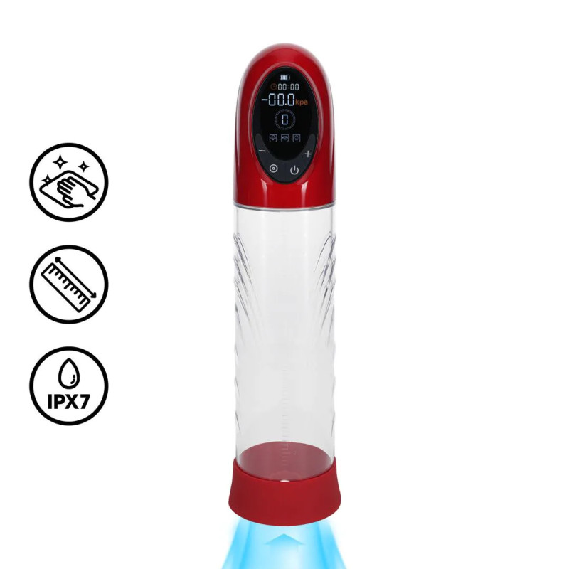 Pumped Pompe à pénis Cyberpulse 21 x 6 cm Rouge